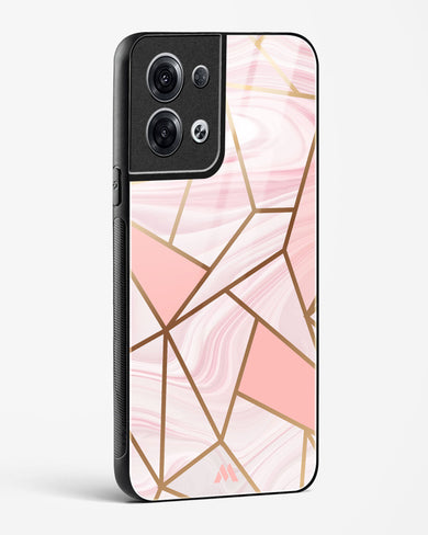 Liquid Marble in Pink Glass Case Phone Cover (Oppo)
