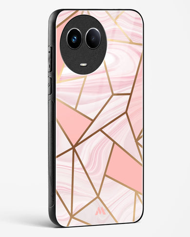 Liquid Marble in Pink Glass Case Phone Cover (Realme)