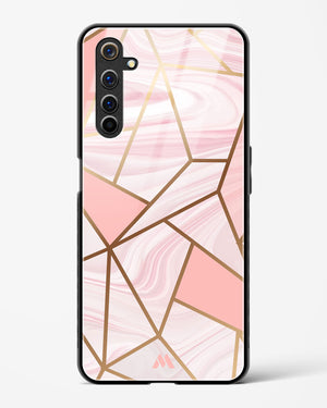 Liquid Marble in Pink Glass Case Phone Cover-(Realme)