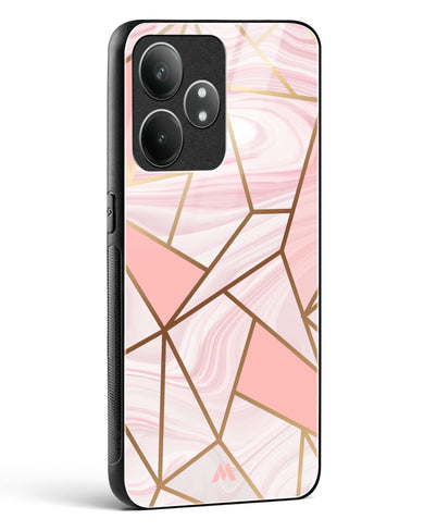 Liquid Marble in Pink Glass Case Phone Cover (Realme)