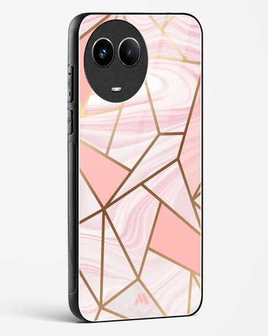 Liquid Marble in Pink Glass Case Phone Cover (Realme)