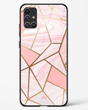 Liquid Marble in Pink Glass Case Phone Cover-(Samsung)