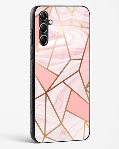 Liquid Marble in Pink Glass Case Phone Cover-(Samsung)