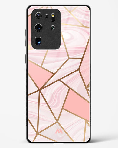 Liquid Marble in Pink Glass Case Phone Cover-(Samsung)