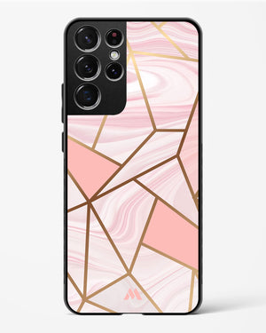 Liquid Marble in Pink Glass Case Phone Cover-(Samsung)