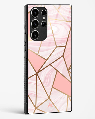 Liquid Marble in Pink Glass Case Phone Cover-(Samsung)