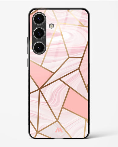 Liquid Marble in Pink Glass Case Phone Cover-(Samsung)