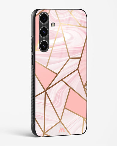 Liquid Marble in Pink Glass Case Phone Cover-(Samsung)