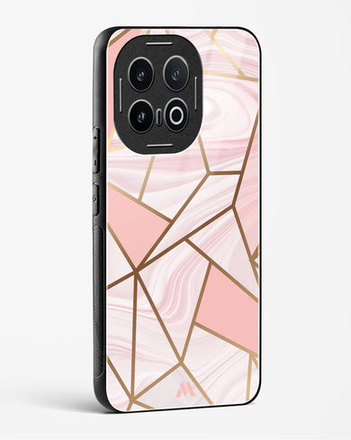 Liquid Marble in Pink Glass Case Phone Cover (Vivo)