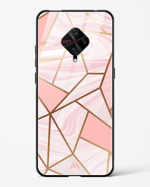 Liquid Marble in Pink Glass Case Phone Cover (Vivo)