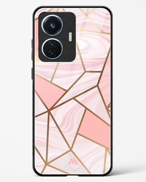 Liquid Marble in Pink Glass Case Phone Cover (Vivo)