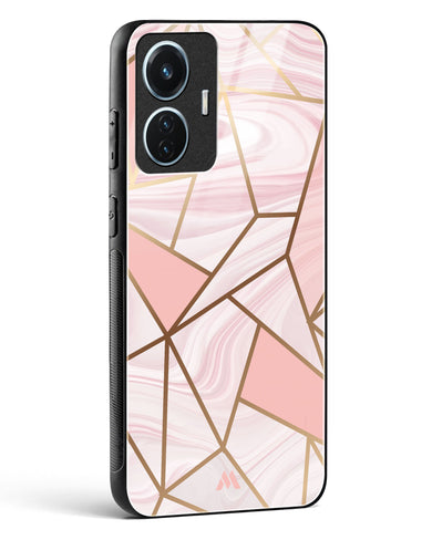 Liquid Marble in Pink Glass Case Phone Cover (Vivo)