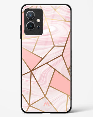 Liquid Marble in Pink Glass Case Phone Cover (Vivo)