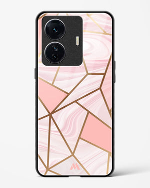 Liquid Marble in Pink Glass Case Phone Cover (Vivo)