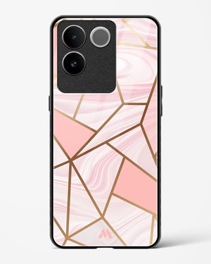 Liquid Marble in Pink Glass Case Phone Cover (Vivo)
