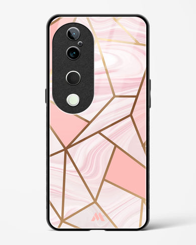 Liquid Marble in Pink Glass Case Phone Cover (Vivo)