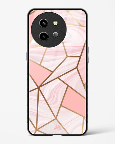 Liquid Marble in Pink Glass Case Phone Cover (Vivo)