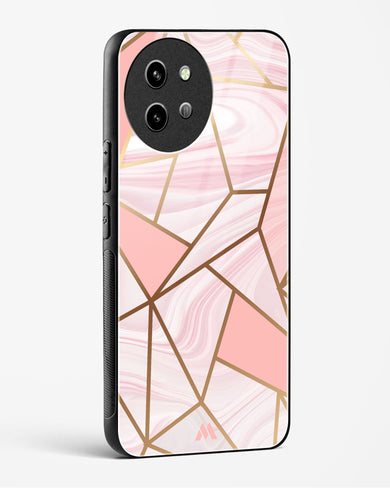 Liquid Marble in Pink Glass Case Phone Cover (Vivo)