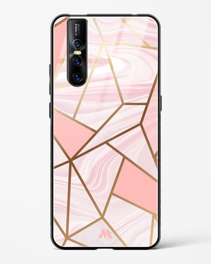 Liquid Marble in Pink Glass Case Phone Cover (Vivo)