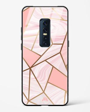 Liquid Marble in Pink Glass Case Phone Cover (Vivo)