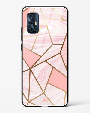 Liquid Marble in Pink Glass Case Phone Cover (Vivo)