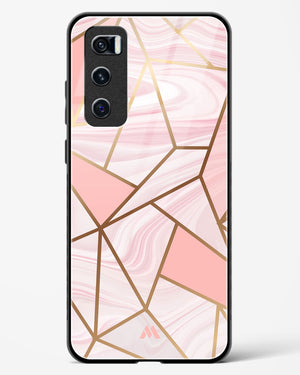 Liquid Marble in Pink Glass Case Phone Cover (Vivo)