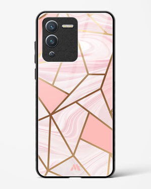 Liquid Marble in Pink Glass Case Phone Cover-(Vivo)