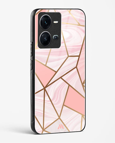 Liquid Marble in Pink Glass Case Phone Cover-(Vivo)