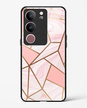 Liquid Marble in Pink Glass Case Phone Cover (Vivo)