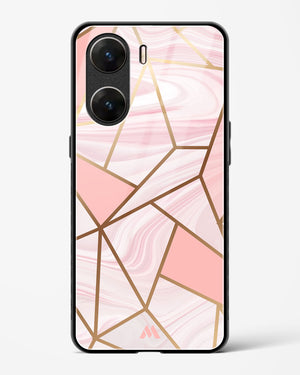 Liquid Marble in Pink Glass Case Phone Cover (Vivo)