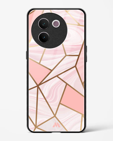 Liquid Marble in Pink Glass Case Phone Cover (Vivo)