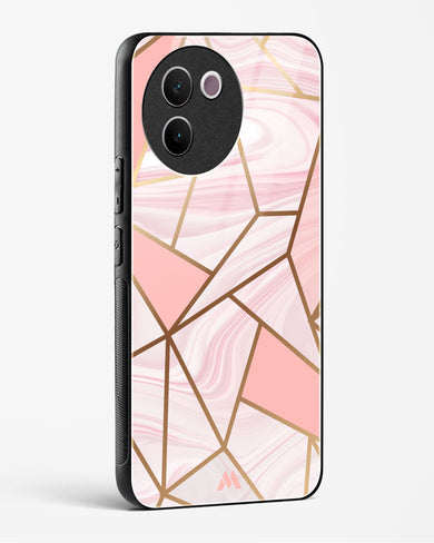 Liquid Marble in Pink Glass Case Phone Cover (Vivo)