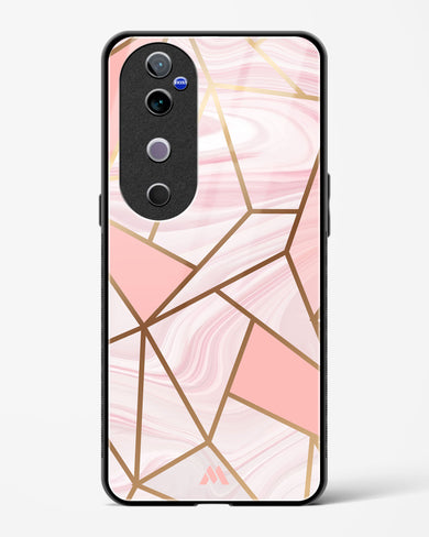 Liquid Marble in Pink Glass Case Phone Cover (Vivo)