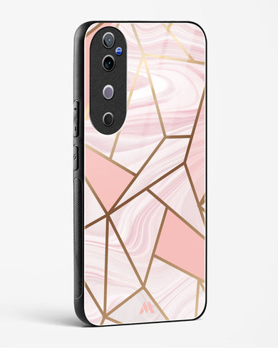 Liquid Marble in Pink Glass Case Phone Cover (Vivo)