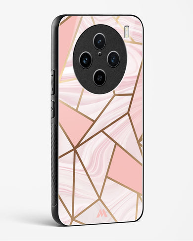 Liquid Marble in Pink Glass Case Phone Cover (Vivo)