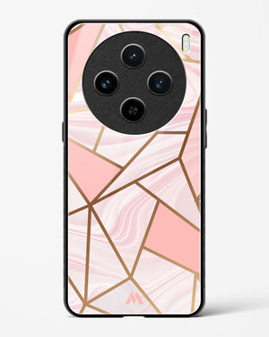 Liquid Marble in Pink Glass Case Phone Cover (Vivo)