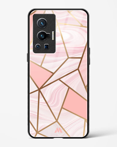 Liquid Marble in Pink Glass Case Phone Cover (Vivo)