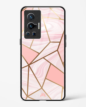 Liquid Marble in Pink Glass Case Phone Cover (Vivo)