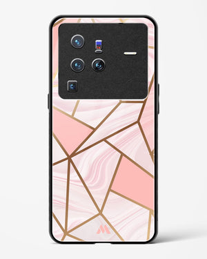 Liquid Marble in Pink Glass Case Phone Cover (Vivo)