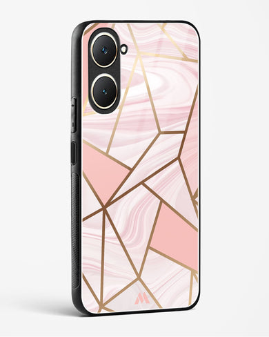 Liquid Marble in Pink Glass Case Phone Cover (Vivo)