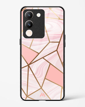 Liquid Marble in Pink Glass Case Phone Cover (Vivo)