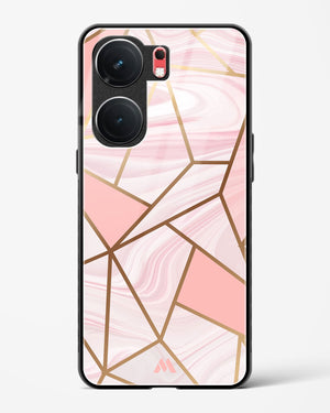 Liquid Marble in Pink Glass Case Phone Cover (Vivo)