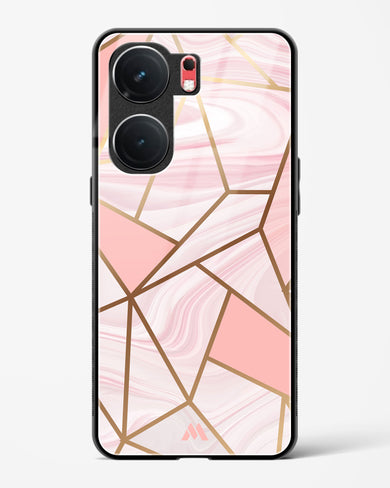 Liquid Marble in Pink Glass Case Phone Cover (Vivo)