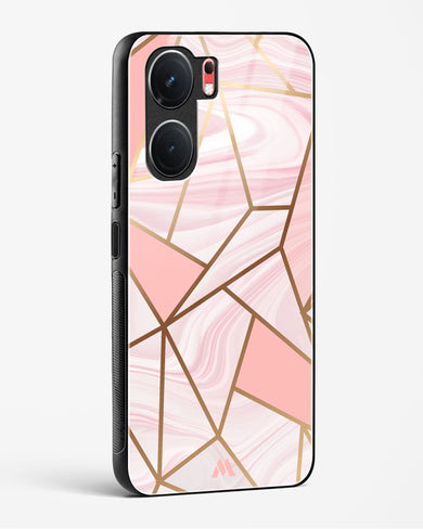 Liquid Marble in Pink Glass Case Phone Cover (Vivo)