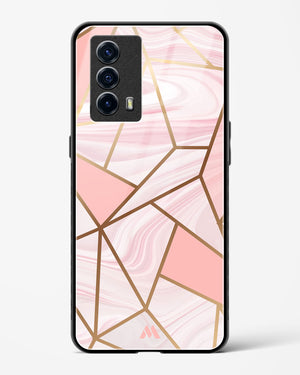 Liquid Marble in Pink Glass Case Phone Cover (Vivo)