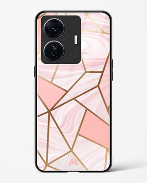 Liquid Marble in Pink Glass Case Phone Cover (Vivo)
