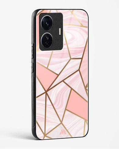 Liquid Marble in Pink Glass Case Phone Cover (Vivo)