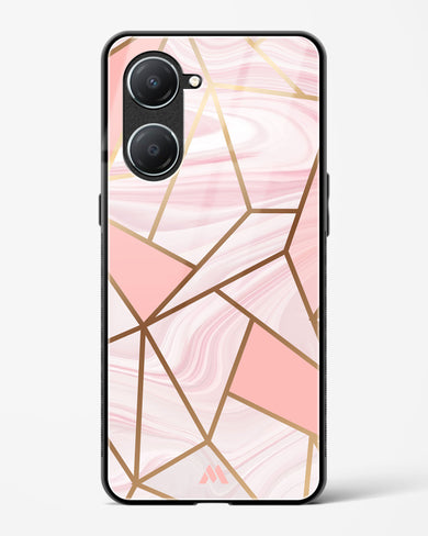 Liquid Marble in Pink Glass Case Phone Cover (Vivo)
