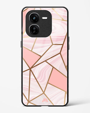 Liquid Marble in Pink Glass Case Phone Cover (Vivo)