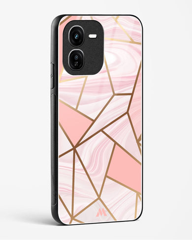 Liquid Marble in Pink Glass Case Phone Cover (Vivo)